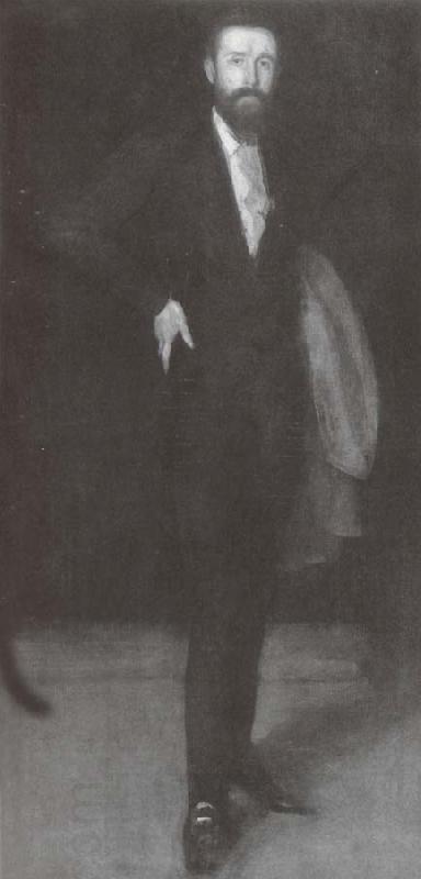 James Abbott McNeil Whistler Arrangement in Schwarz Portrait von F.R.Leyland oil painting picture